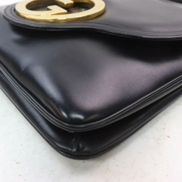 Gucci Shoulder Bag Black Leather - Picture 4 of 8